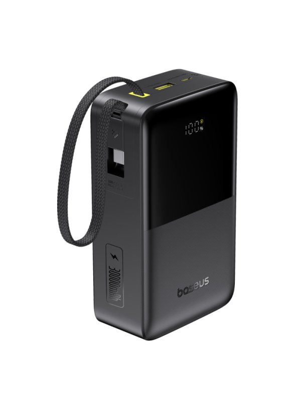 Baseus EnerFill FC51 Bipow 2 Pro 22.5W Powerbanka 30000mAh Cosmic Black - obrázek č. 3