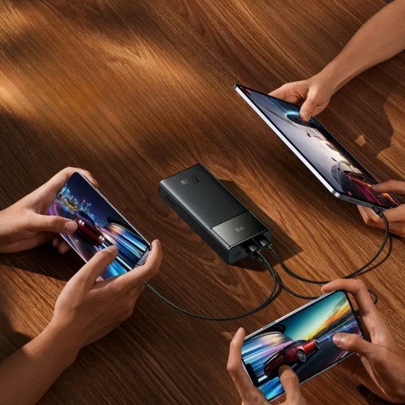Baseus EnerFill 22.5W Powerbanka 30000mAh Cosmic Black - obrázek č. 2