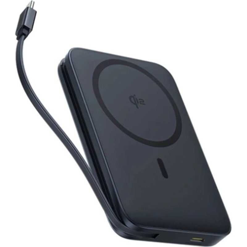 Baseus Powerbanka PicoGo Qi2 10000mAh 27W s kabelem USB-C černá - obrázek produktu