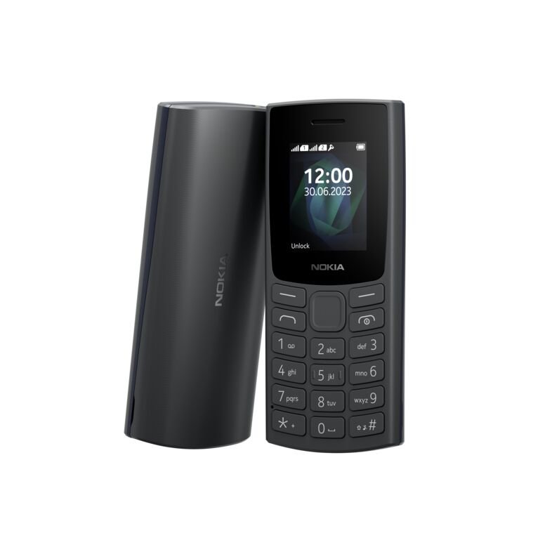 Nokia 105 2G Dual Sim 2023 Black - obrázek produktu