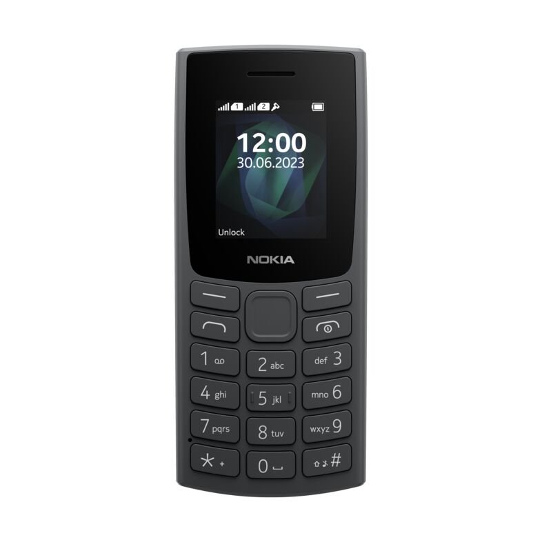 Nokia 105 2G Dual Sim 2023 Black - obrázek č. 1