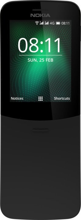 Nokia 8110 4G Dual SIM Black - obrázek produktu