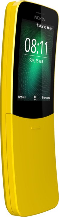 Nokia 8110 4G Dual SIM Yellow - obrázek produktu