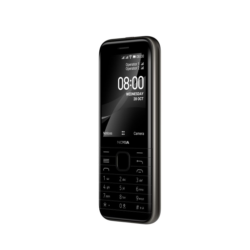 Nokia 8000 4G Dual SIM Black - obrázek č. 4