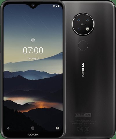 Nokia 7.2  (6/ 128GB) Dual SIM Black - obrázek produktu