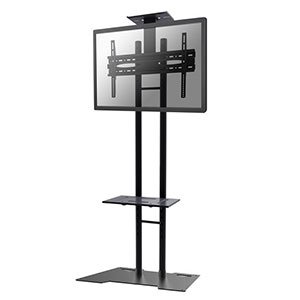 NewStar podlahový stojan na plochou obrazovku,45kg,černý, VESA 200x200 až 600x400mm - obrázek produktu