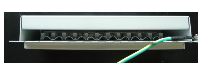 Patch panel Box 8-port Cat5E STP na zed´ - obrázek č. 3