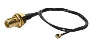 Pigtail U.FL   - RSMA/ F, kabel 1,13mm, 20cm (WS-PIG-UFL-RSMA-1,13) - obrázek produktu