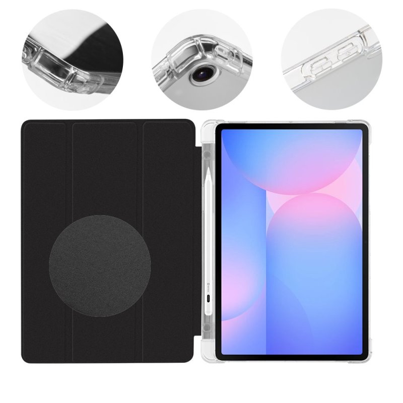 OBAL:ME MistyTab Pouzdro pro Samsung Galaxy Tab S10 Lite / S9 / S9 FE / S10 FE Black - obrázek č. 1