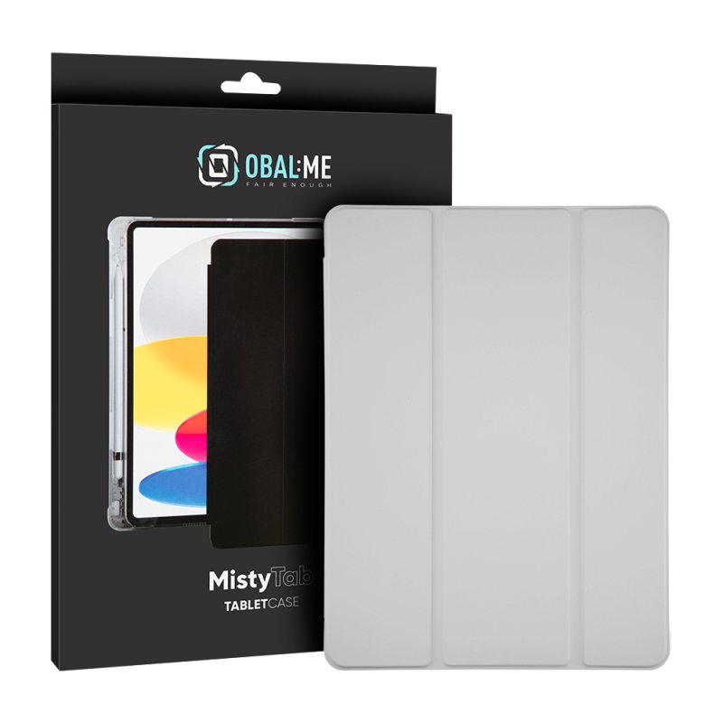 OBAL:ME MistyTab Pouzdro pro Samsung Galaxy Tab S10 Lite / S9 / S9 FE / S10 FE Light Gray - obrázek č. 3