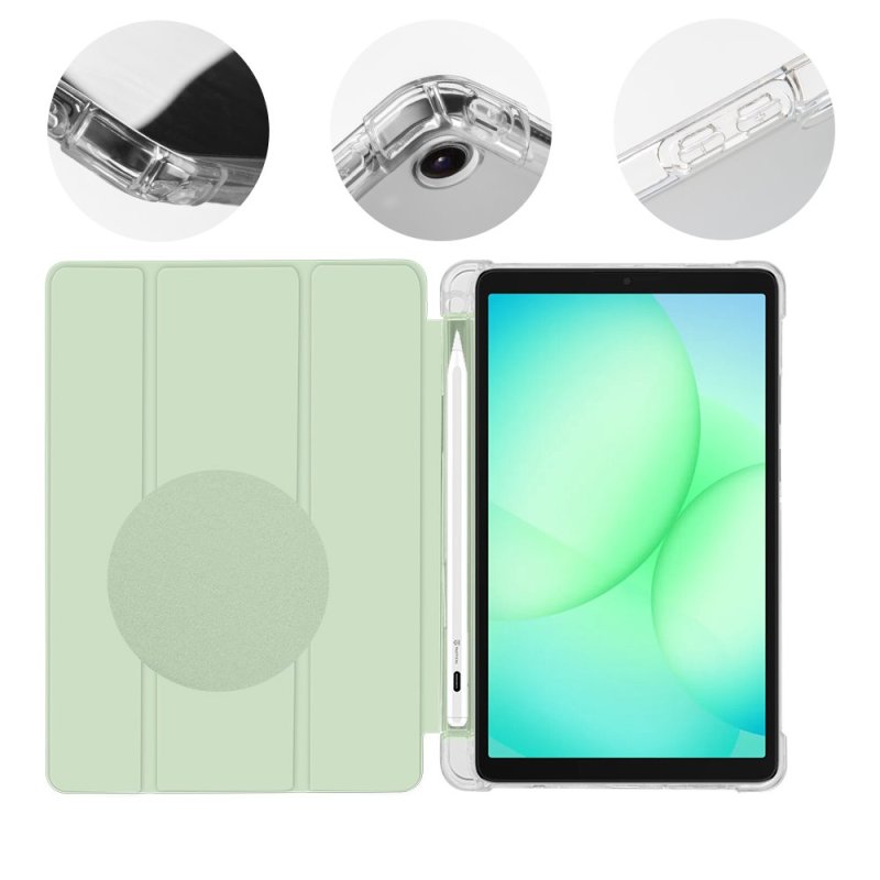 OBAL:ME MistyTab Pouzdro pro Samsung Galaxy Tab A11 / A9 Light Green - obrázek č. 1