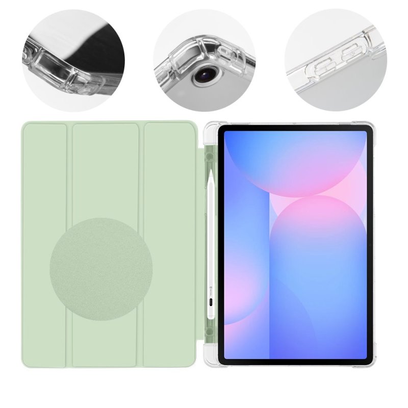 OBAL:ME MistyTab Pouzdro pro Samsung Galaxy Tab S10 Lite / S9 / S9 FE / S10 FE Light Green - obrázek č. 1
