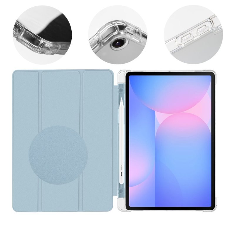 OBAL:ME MistyTab Pouzdro pro Samsung Galaxy Tab S10 Lite / S9 / S9 FE / S10 FE Light Blue - obrázek č. 1