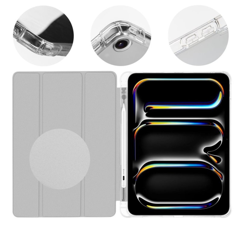 OBAL:ME MistyTab Pouzdro pro iPad Air (2020 / 2022 / 2024 / 2025) / iPad Pro 11 (1 / 2 / 3 / 4) Light Gray - obrázek č. 1