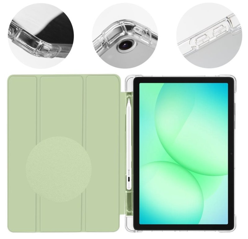 OBAL:ME MistyTab Pouzdro pro Samsung Galaxy Tab A11+ Light Green - obrázek č. 1
