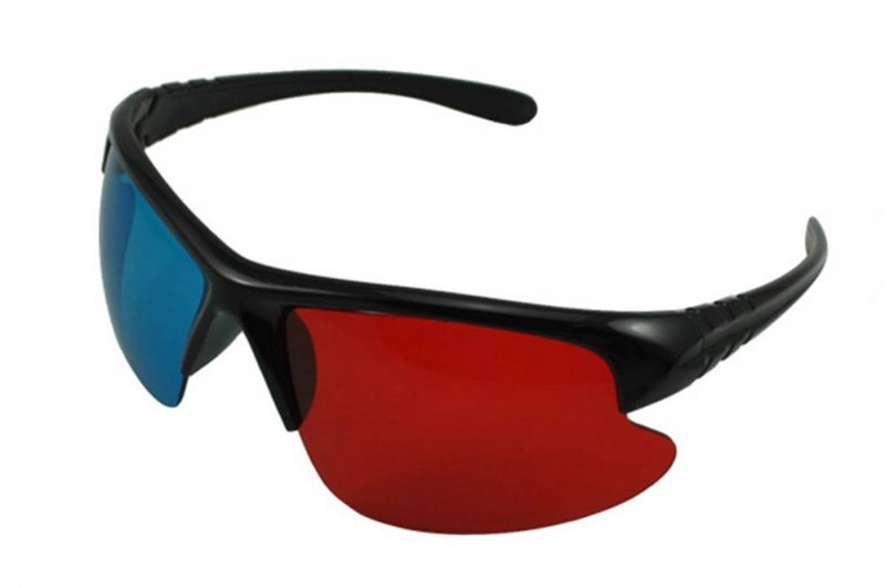 PRIMECOOLER PC-AD4 3D GLASS /  3D BRÝLE (red/ blue sportovní) - obrázek produktu