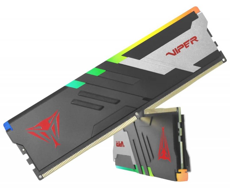 Patriot Viper Venom/ DDR5/ 32GB/ 6000MHz/ CL36/ 2x16GB/ RGB/ Black/ Silv - obrázek č. 4