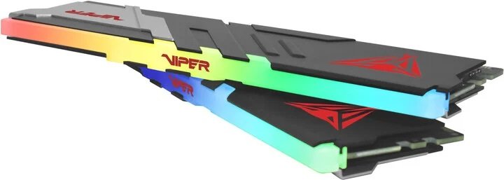 Patriot Viper Venom/ DDR5/ 32GB/ 7200MHz/ CL34/ 2x16GB/ RGB/ Black/ Silv - obrázek č. 1