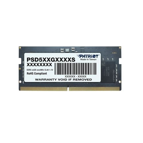 Patriot Signature Line/ SO-DIMM DDR5/ 8GB/ 4800MHz/ CL40/ 1x8GB - obrázek produktu