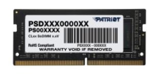 Patriot/ SO-DIMM DDR4/ 16GB/ 2666MHz/ CL19/ 1x16GB - obrázek produktu