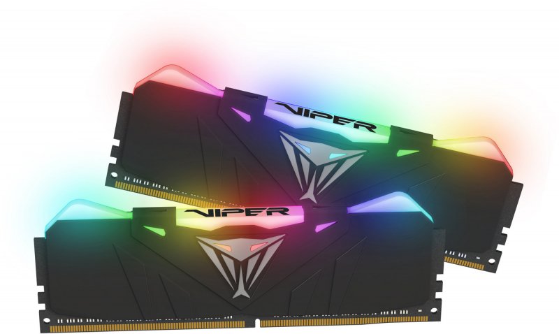 16GB DDR4-2666MHz RGB Patriot Viper CL15, kit 2x8GB black - obrázek produktu