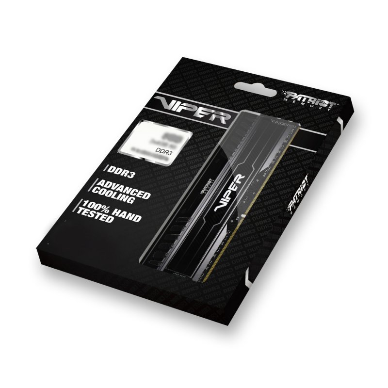 Patriot Viper 3/ DDR3/ 8GB/ 1600MHz/ CL9/ 2x4GB/ Black - obrázek č. 2