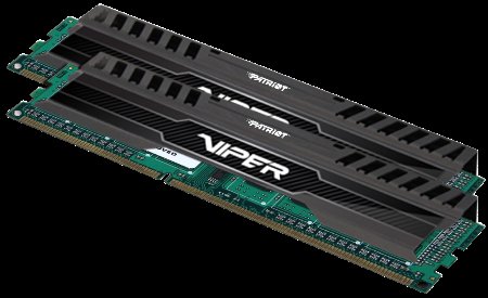 Patriot Viper 3/ DDR3/ 16GB/ 1600MHz/ CL9/ 2x8GB/ Black - obrázek produktu