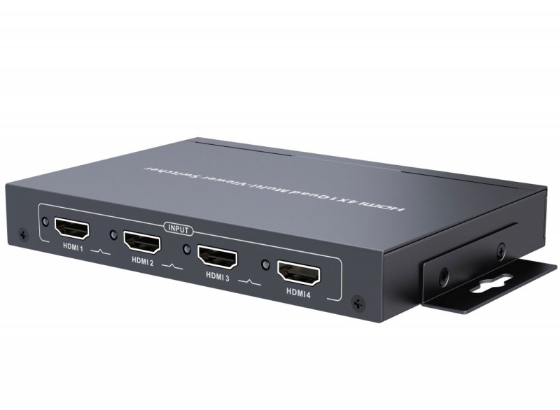 PremiumCord HDMI 4 vstupy - 1 výstup, multi zobrazovací systém - obrázek produktu