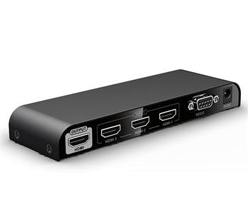 PremiumCord HDMI switch 3:1, 4K@60Hz, dálkové ovl. - obrázek produktu