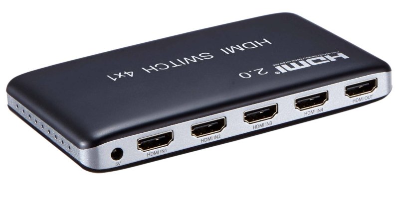 PremiumCord HDMI switch 4:1, plastový,dálkové ovl. - obrázek č. 2