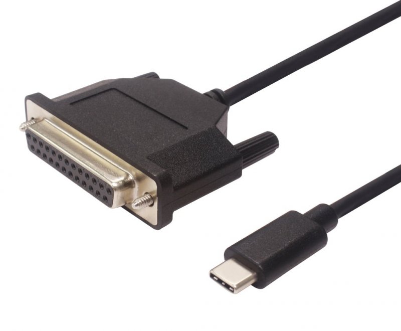 PremiumCord Převodník USB3.1 na paralelní port Canon 25 pin, délka 1,5m - obrázek produktu
