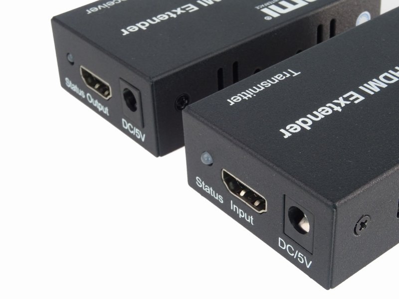 PremiumCord 4K HDMI extender na 100m přes jeden kabel Cat5e/ Cat6 - obrázek č. 1