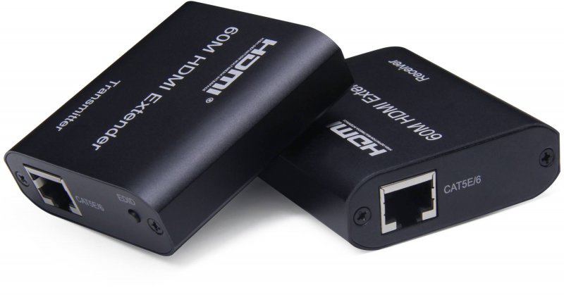 PremiumCord HDMI extender na 60m FULL HD 1080p přes jeden kabel Cat5e / 6 / 6a / 7, EDID nastavení - obrázek produktu