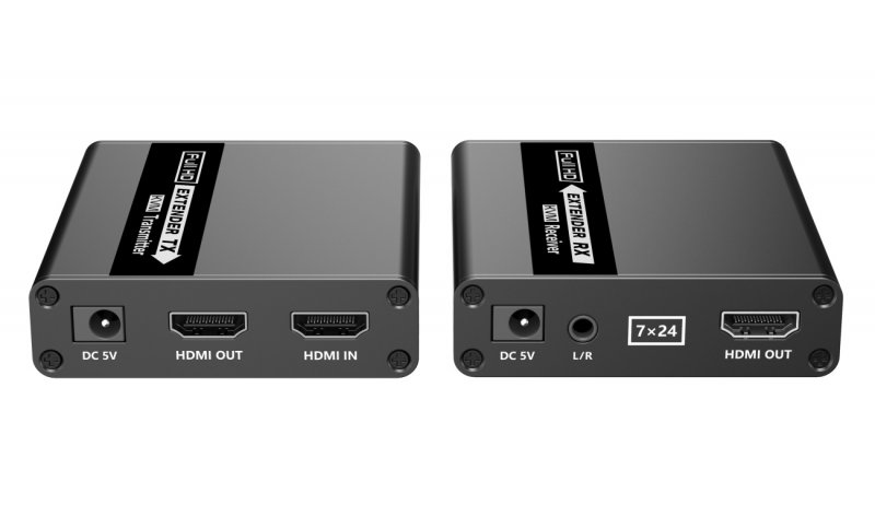 PremiumCord HDMI KVM extender FULL HD 1080p na 70m s přenosem USB - obrázek č. 2