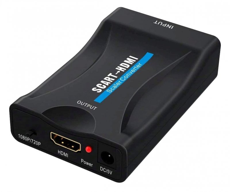 PremiumCord Převodník SCART na HDMI 1080P s napájecím zdrojem 230V - obrázek produktu