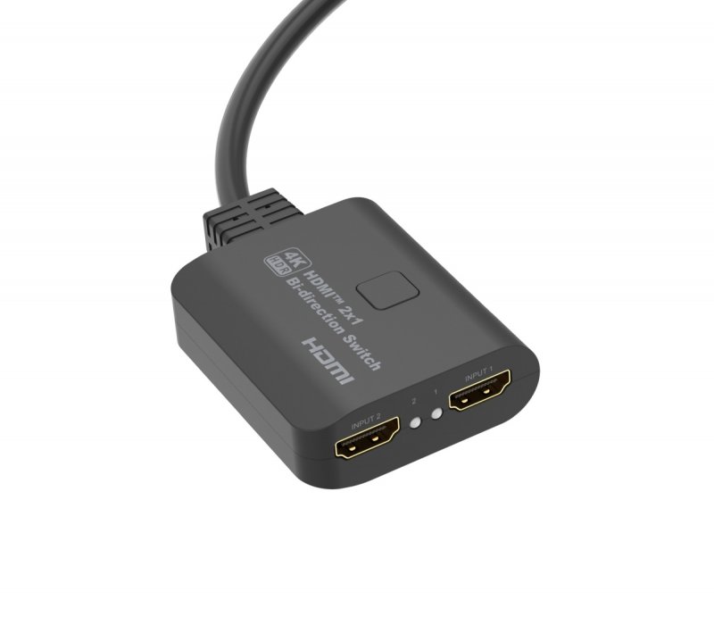 PremiumCord HDMI 2.0 Switch 4K@60Hz, 4:4:4 obousměrný 2-1 nebo 1-2 - obrázek č. 2