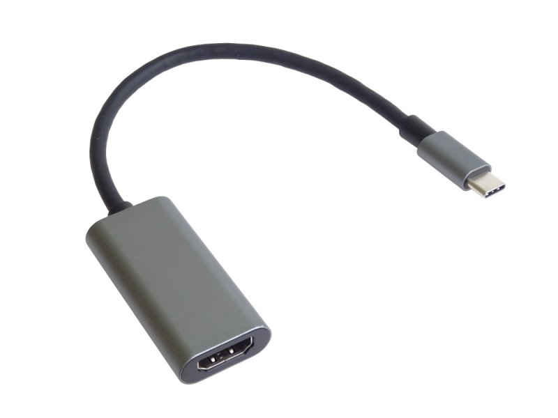PremiumCord Převodník USB-C na HDMI, rozlišení 4K a FULL HD 1080p, kovové pouzdro - obrázek č. 8