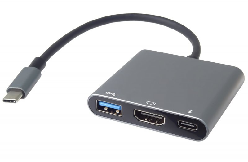 PremiumCord Adaptér USB-C na HDMI + USB3.0 + PD, rozlišení 4K a FULL HD 1080p - obrázek č. 5