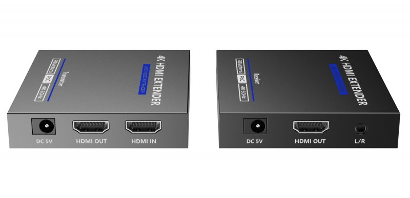 PremiumCord HDMI 2.0 extender Ultra HD 4kx2k@60Hz na 70m přes Cat6/ Cat6A/ Cat7 - obrázek č. 2