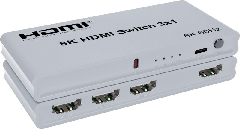 PremiumCord HDMI switch 3:1 s dálkovým ovladačem - obrázek produktu