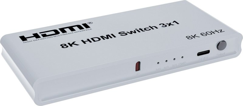 PremiumCord HDMI switch 3:1 s dálkovým ovladačem - obrázek č. 1