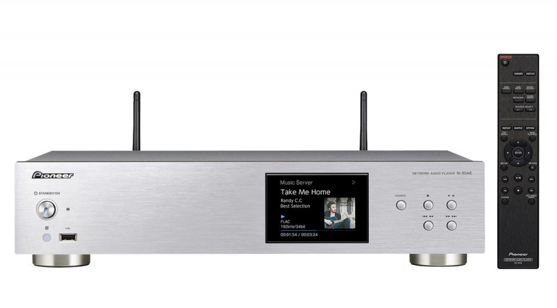Pioneer síťový Hi-Res audio přehrávač stříbrný - obrázek produktu