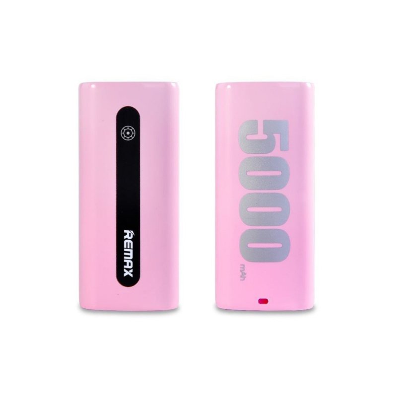 Power bank 5000mAh, Remax Proda E5, barva růžová - obrázek produktu