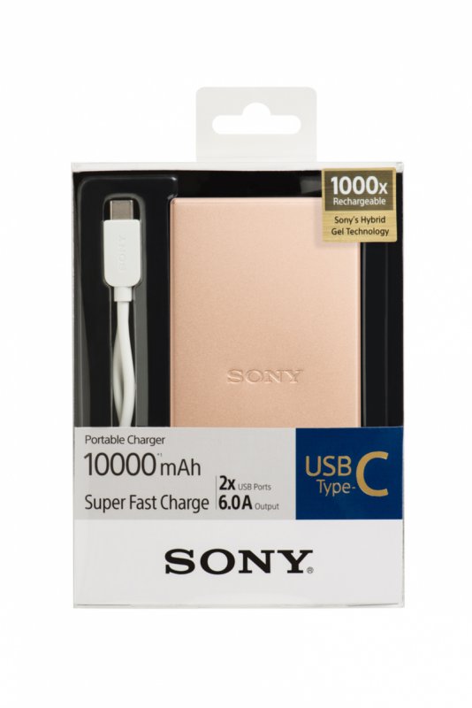 Sony Powerbank CP-SC10 champ.,USB-C,10000mAh - obrázek produktu