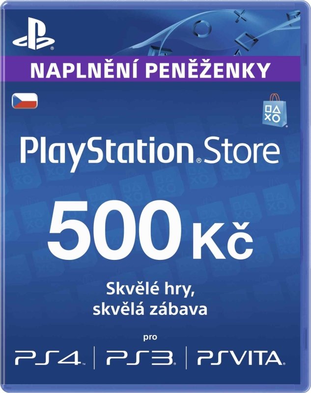 PlayStation Live Cards Hang 500Kč - pouze pro CZ PS Store - obrázek produktu