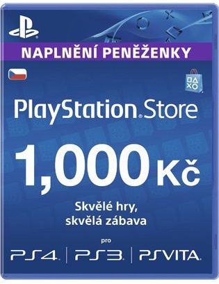 PlayStation Live Cards 1000Kč Hang - pouze pro CZ PS Store - obrázek produktu