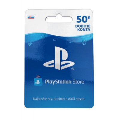 PlayStation Live Cards 50 EUR Hang pro SK PS Store - obrázek produktu
