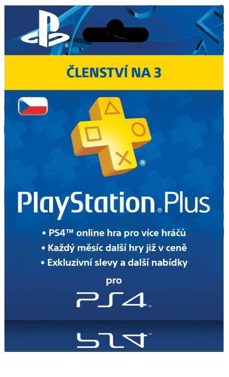 PlayStation Plus Card Hang 90 Days - pouze pro CZ PS Store - obrázek produktu