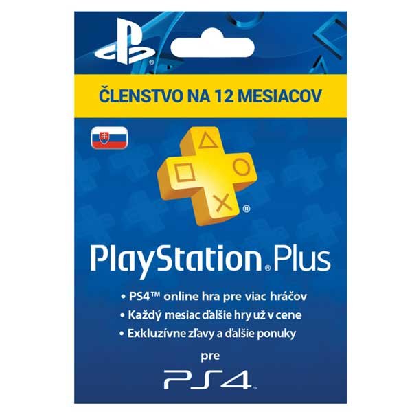 PlayStation Plus Card Hang 365 Day pro SK PS Store - obrázek produktu