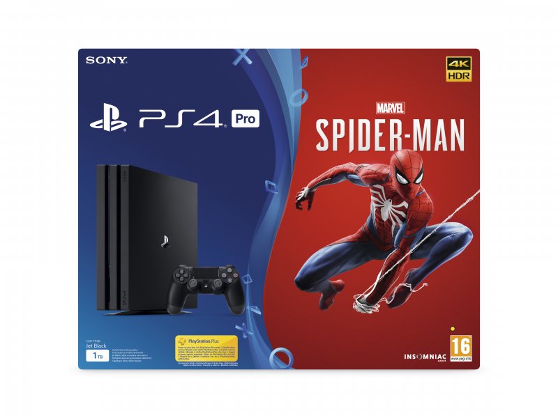 PS4 Pro - Playstation 4 Pro 1TB + Spider-Man/ Gamma - obrázek produktu